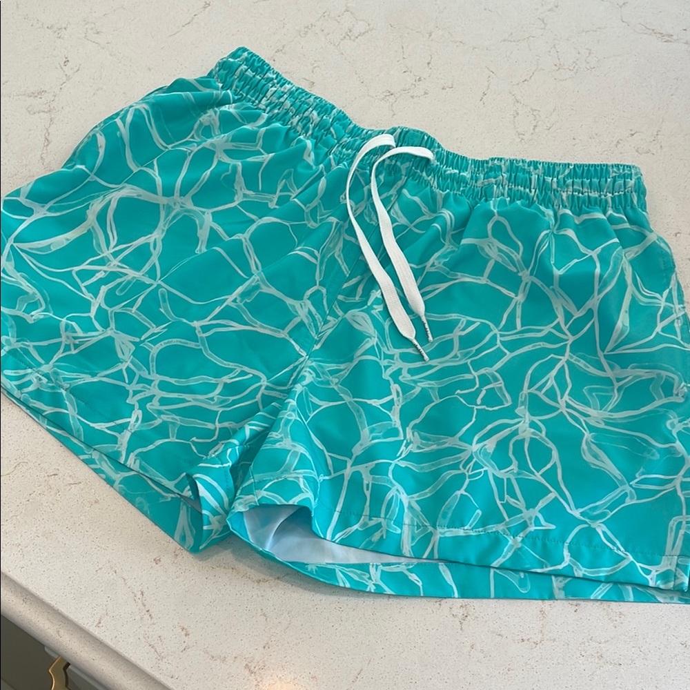Chubbies Turquoise Swim Shorts